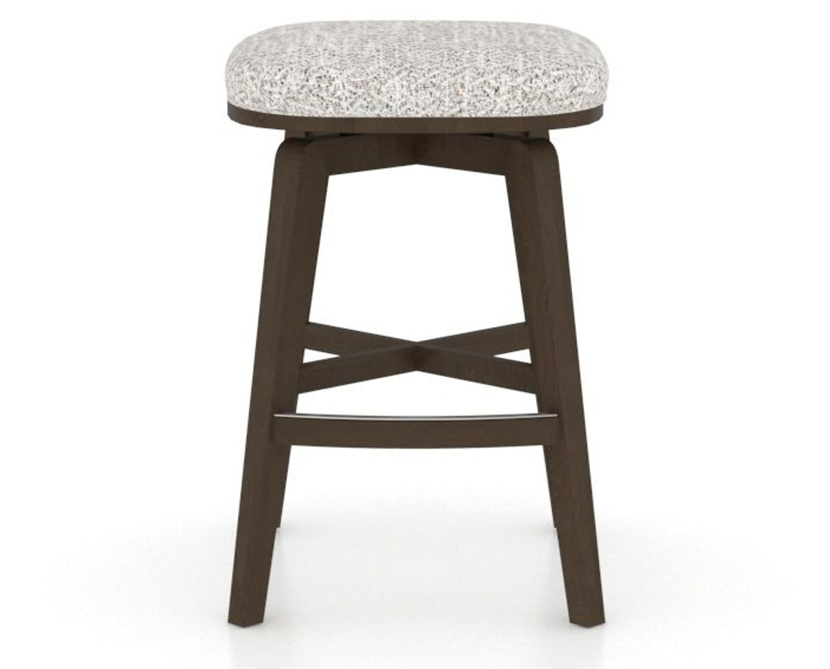 Canadel Stump Counter Stool in Hazelnut Washed, FP Crypton®, front view