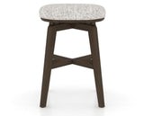 Canadel Stump Counter Stool in Hazelnut Washed, FP Crypton®, back view