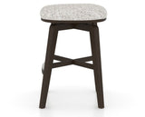 Canadel Stump Counter Stool in Davy's Grey, FP Crypton®, side view
