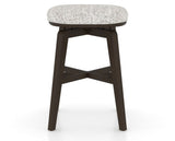Canadel Stump Counter Stool in Davy's Grey, FP Crypton®, back view