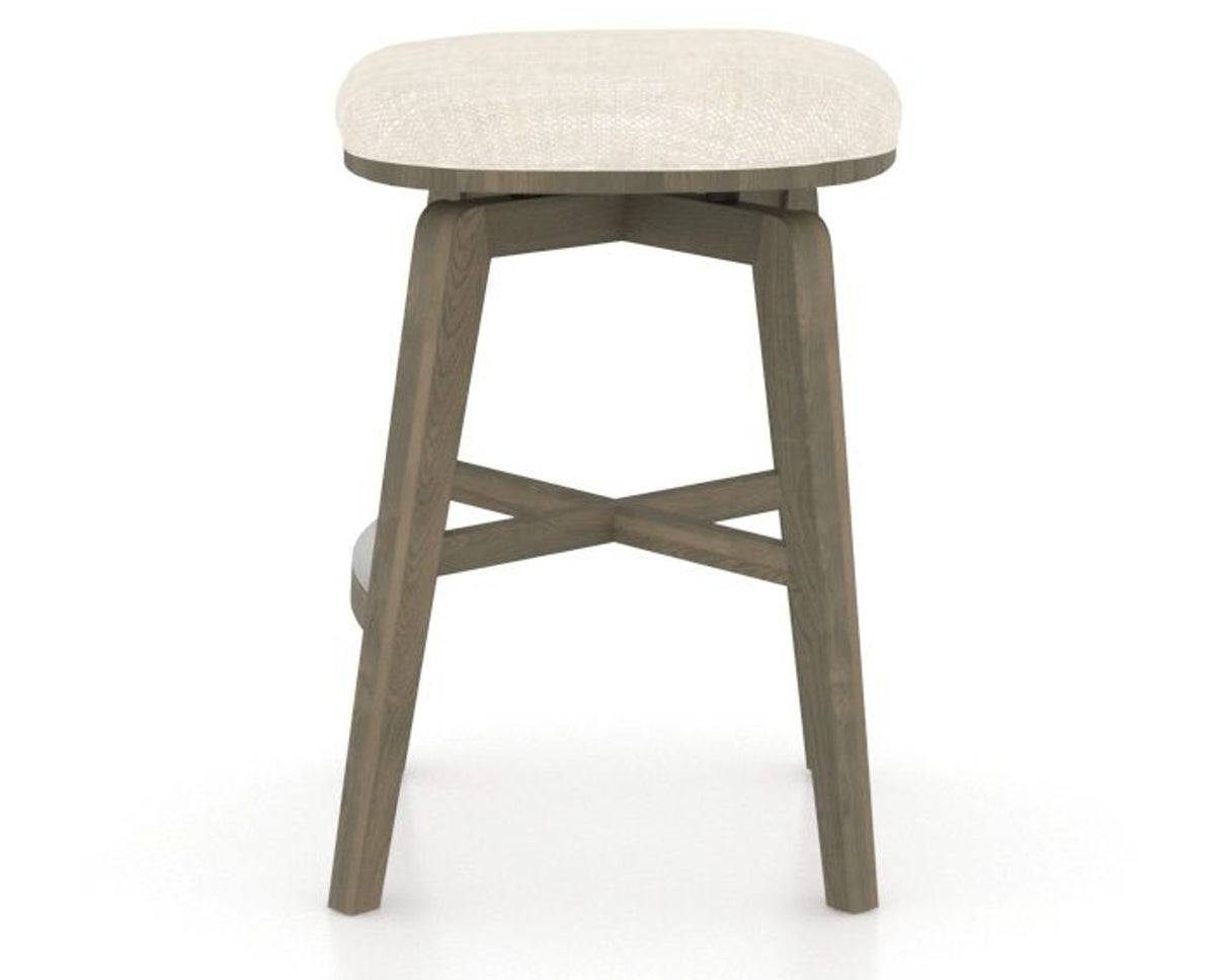 Canadel Stump Counter Stool in Shadow, FT InsideOut®, side view