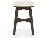 Canadel Stump Counter Stool in Hazelnut Washed, FT InsideOut®, back view