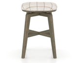 Canadel Stump Counter Stool in Shadow, OZ Fabric, back view