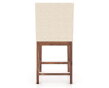 Canadel Champlain Upholstered Counter Stool 8002 in 6K Sunbrella® and 33 Spice Washed, back view
