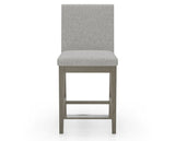 Canadel Sophia Counter Stool in Shadow, 7C Fabric, front view