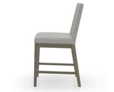 Canadel Sophia Counter Stool in Shadow, 7C Fabric, side view