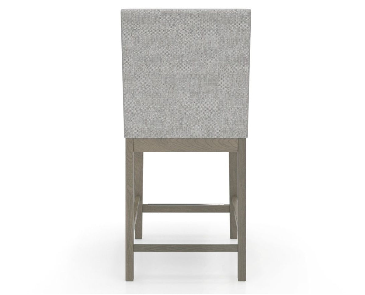 Canadel Sophia Counter Stool in Shadow, 7C Fabric, back view