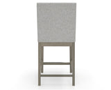 Canadel Sophia Counter Stool in Shadow, 7C Fabric, back view