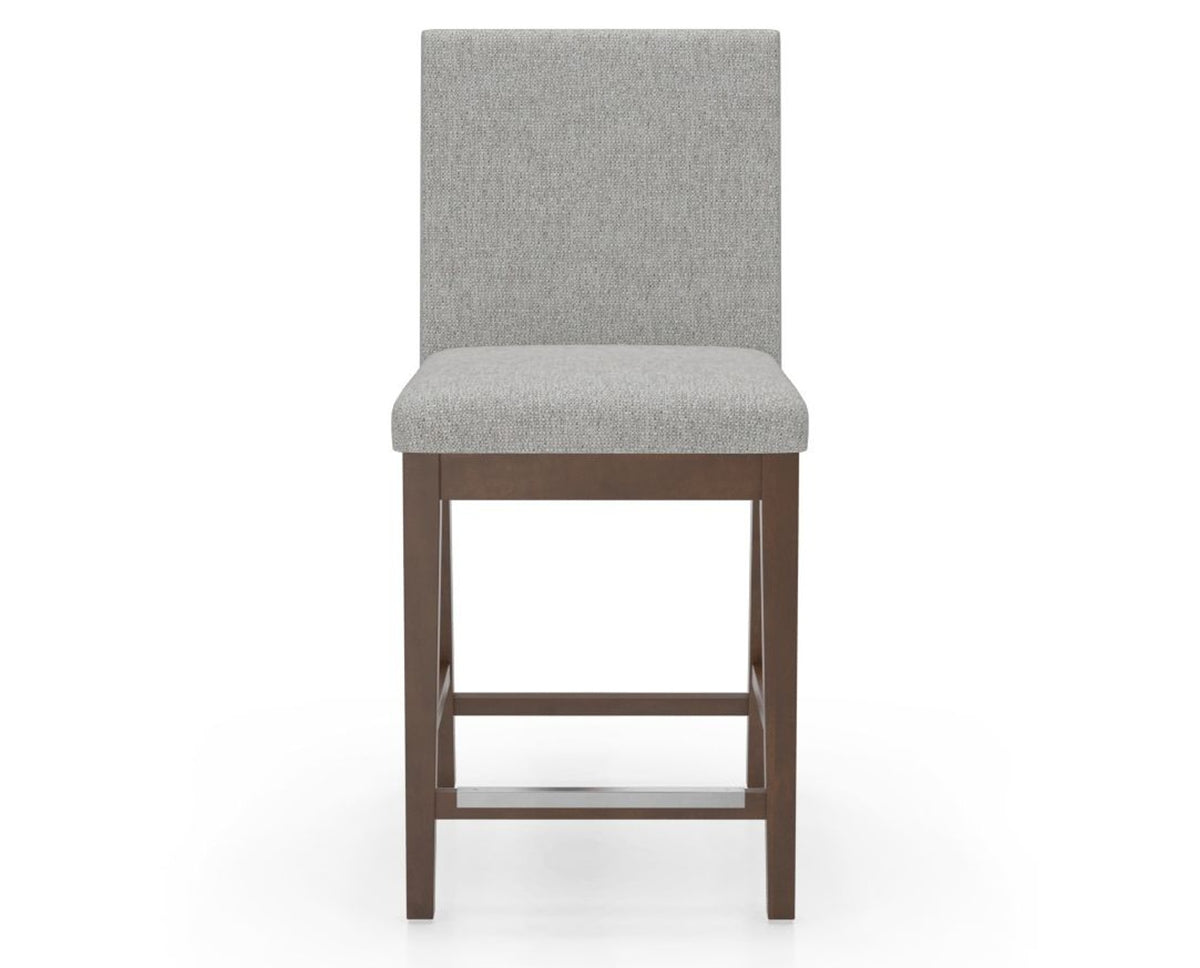 Canadel Sophia Counter Stool in Cognac Washed, 7C Fabric, front view
