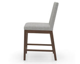 Canadel Sophia Counter Stool in Cognac Washed, 7C Fabric, side view