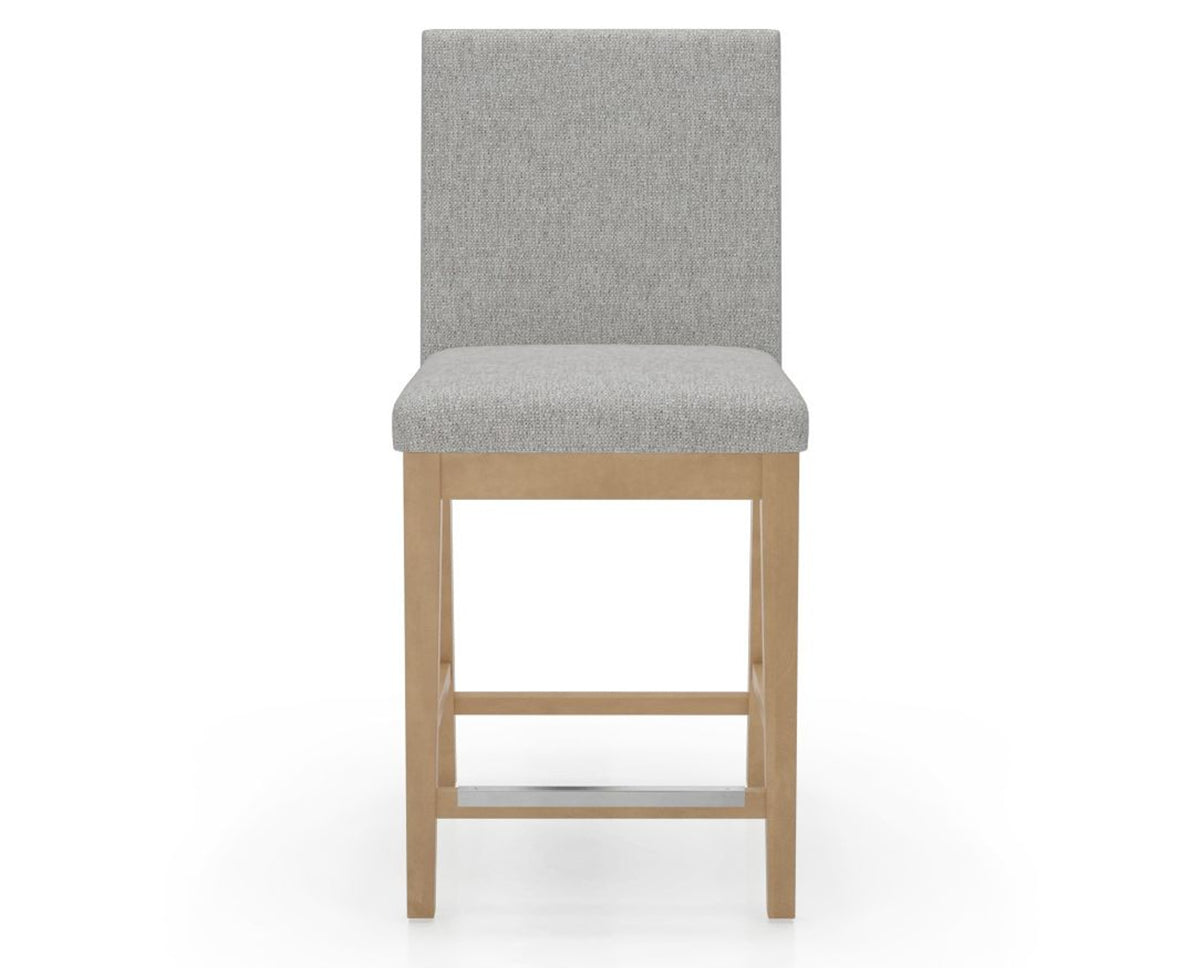 Canadel Sophia Counter Stool in Caramel Washed, 7C Fabric, front view