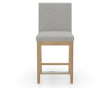 Canadel Sophia Counter Stool in Caramel Washed, 7C Fabric, front view