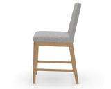 Canadel Sophia Counter Stool in Caramel Washed, 7C Fabric, side view
