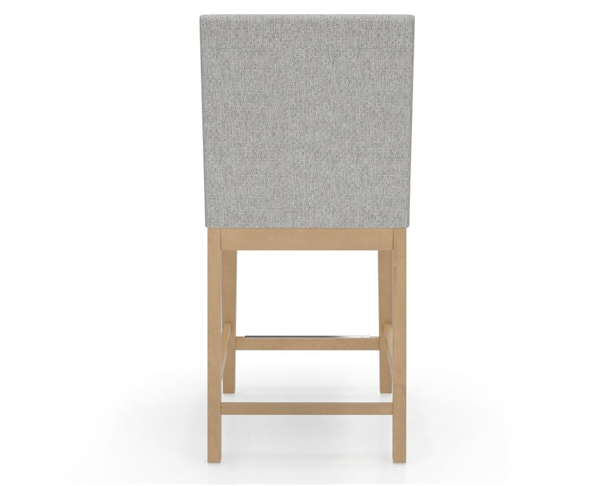 Canadel Sophia Counter Stool in Caramel Washed, 7C Fabric, back view