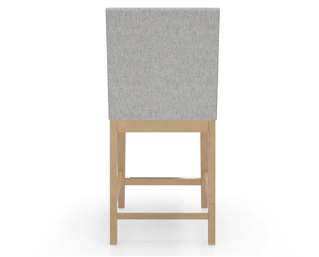 Canadel Sophia Counter Stool in Caramel Washed, 7C Fabric, back view