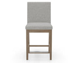 Canadel Sophia Counter Stool in Pecan Washed, 7C Fabric, front view