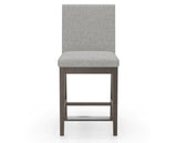 Canadel Sophia Counter Stool in Hazelnut Washed, 7C Fabric, front view