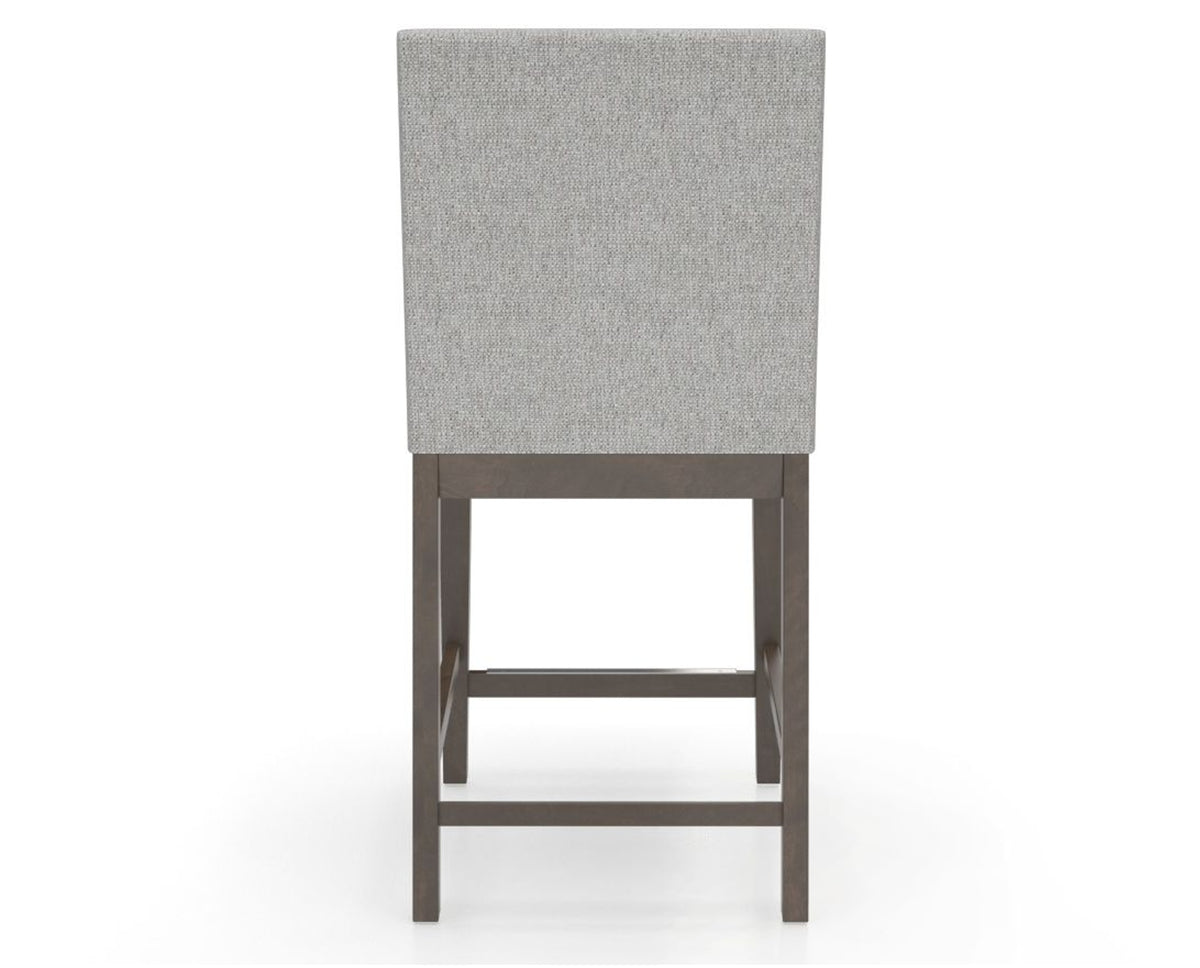 Canadel Sophia Counter Stool in Hazelnut Washed, 7C Fabric, back view