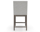 Canadel Sophia Counter Stool in Hazelnut Washed, 7C Fabric, back view