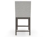 Canadel Sophia Counter Stool in Davy's Grey, 7C Fabric, back view