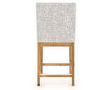 Canadel Champlain Upholstered Counter Stool 8002 in FP Crypton® and 01 Honey Washed, back view