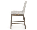 Canadel Champlain Upholstered Counter Stool 8002 in FP Crypton® and 08 Shadow, side view
