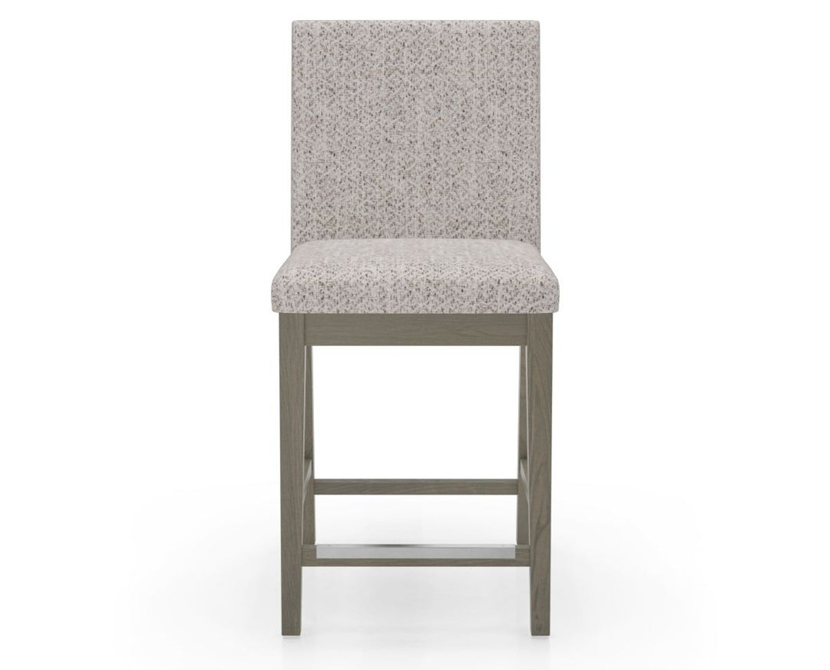 Canadel Sophia Counter Stool in Shadow, FP Crypton®, front view