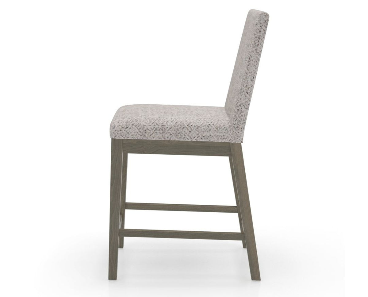 Canadel Sophia Counter Stool in Shadow, FP Crypton®, side view