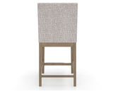 Canadel Sophia Counter Stool in Pecan Washed, FP Crypton®, back view