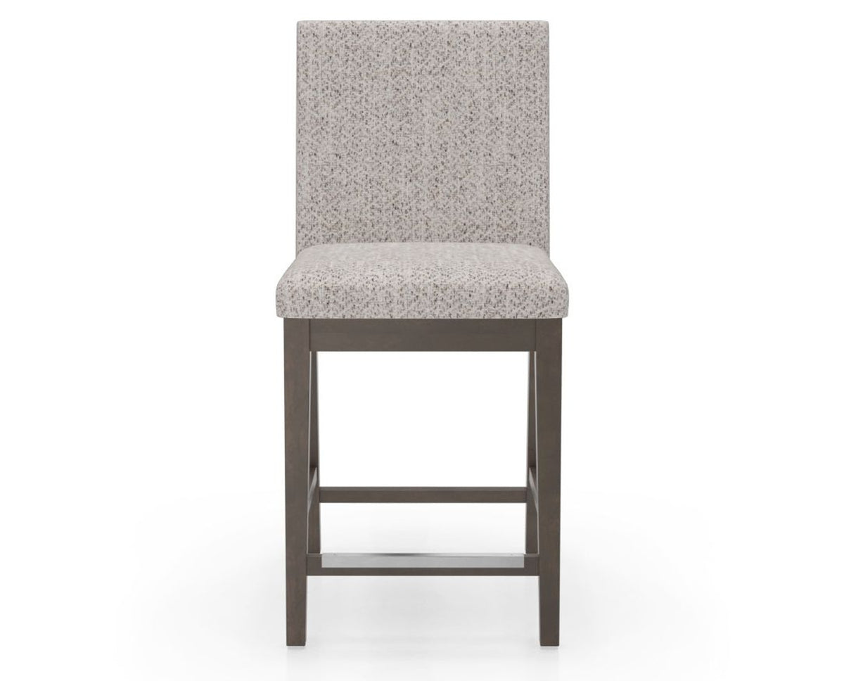 Canadel Sophia Counter Stool in Hazelnut Washed, FP Crypton®, front view
