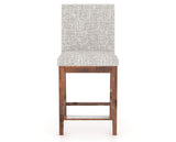 Canadel Champlain Upholstered Counter Stool 8002 in FP Crypton® and 33 Spice Washed, front view