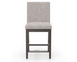 Canadel Sophia Counter Stool in Davy's Grey, FP Crypton®, front view