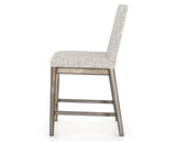 Canadel Champlain Upholstered Counter Stool 8002 in FP Crypton® and 72 Heritage Nature, side view