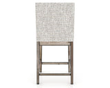 Canadel Champlain Upholstered Counter Stool 8002 in FP Crypton® and 72 Heritage Nature, back view