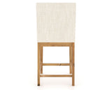 Canadel Champlain Upholstered Counter Stool 8002 in FT InsideOut® and 01 Honey Washed, back view