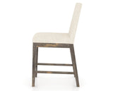 Canadel Champlain Upholstered Counter Stool 8002 in FT InsideOut® and 08 Shadow, side view