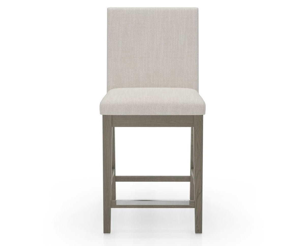 Canadel Sophia Counter Stool in Shadow, FT InsideOut®, front view