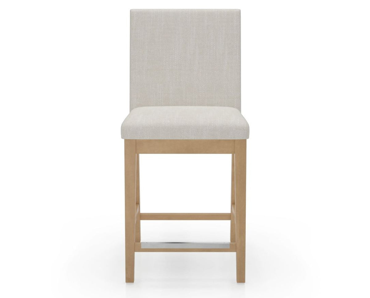 Canadel Sophia Counter Stool in Caramel Washed, FT InsideOut®, front view