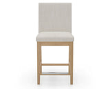 Canadel Sophia Counter Stool in Caramel Washed, FT InsideOut®, front view