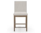 Canadel Sophia Counter Stool in Pecan Washed, FT InsideOut®, front view