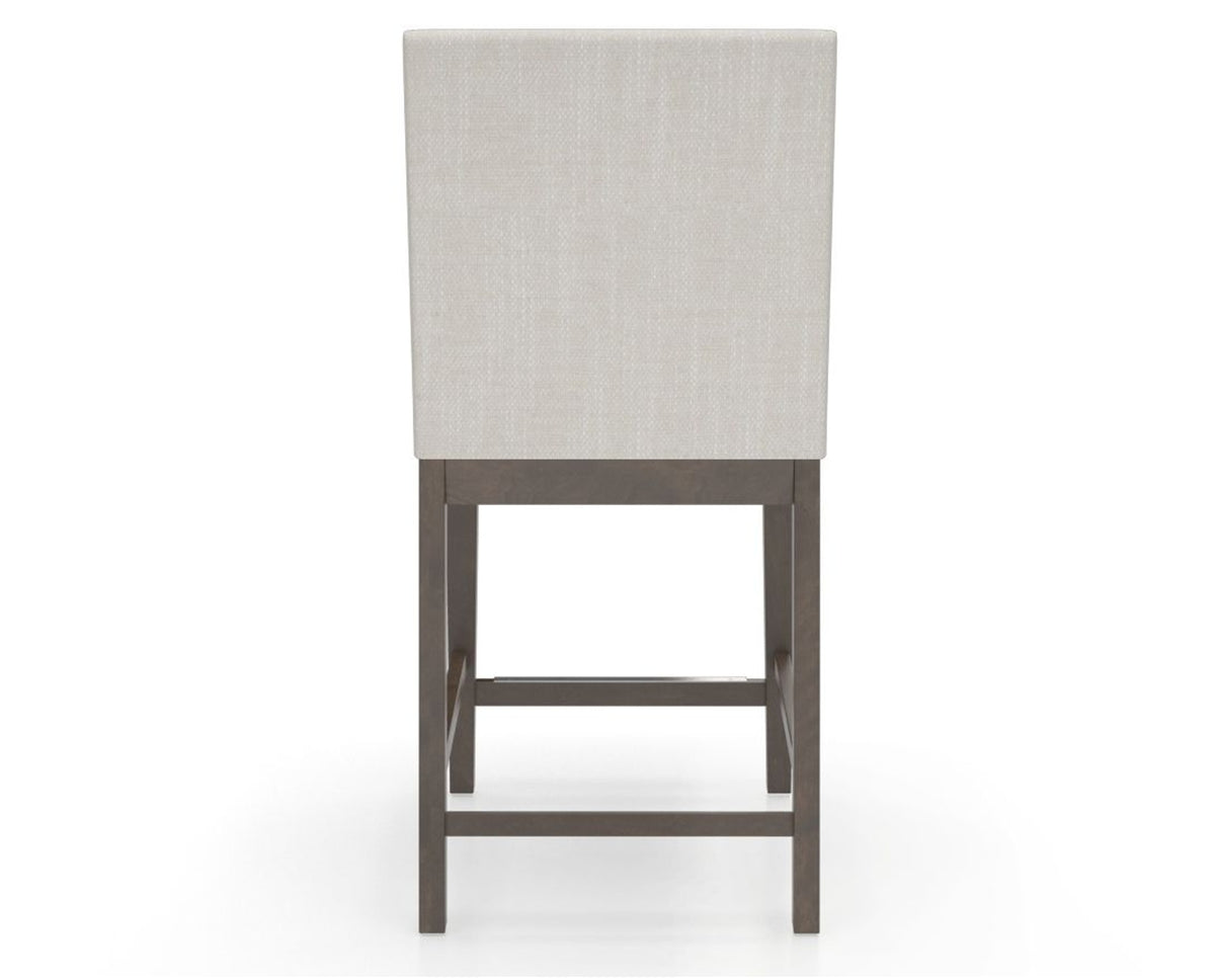 Canadel Sophia Counter Stool in Hazelnut Washed, FT InsideOut®, back view