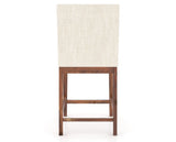 Canadel Champlain Upholstered Counter Stool 8002 in FT InsideOut® and 33 Spice Washed, back view