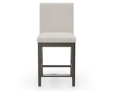 Canadel Sophia Counter Stool in Davy's Grey, FT InsideOut®, front view