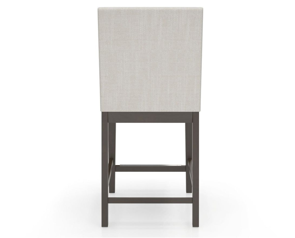 Canadel Sophia Counter Stool in Davy's Grey, FT InsideOut®, back view