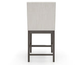 Canadel Sophia Counter Stool in Davy's Grey, FT InsideOut®, back view