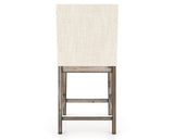Canadel Champlain Upholstered Counter Stool 8002 in FT InsideOut® and 72 Heritage Nature, back view