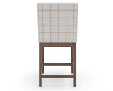 Canadel Sophia Counter Stool in Cognac Washed, OZ Fabric, back view