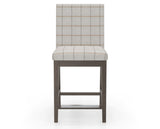 Canadel Sophia Counter Stool in Hazelnut Washed, OZ Fabric, front view