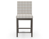 Canadel Sophia Counter Stool in Davy's Grey, OZ Fabric, front view