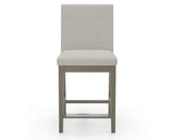 Canadel Sophia Counter Stool in Shadow, TB Fabric, front view